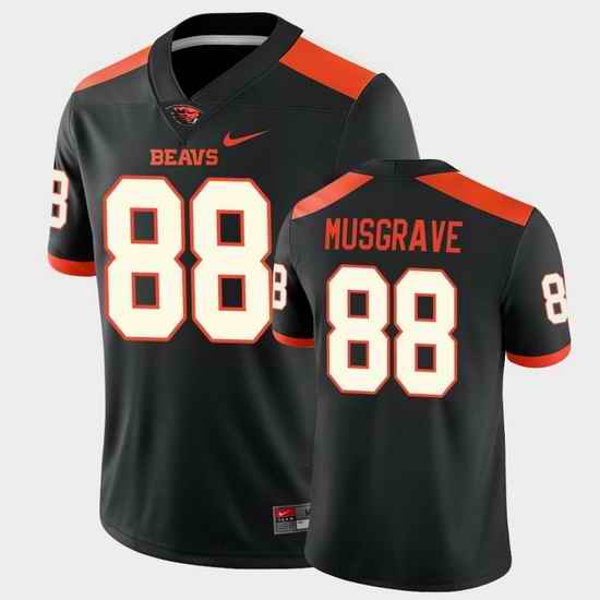 Men Oregon State Beavers Luke Musgrave College Football Black Game Jersey